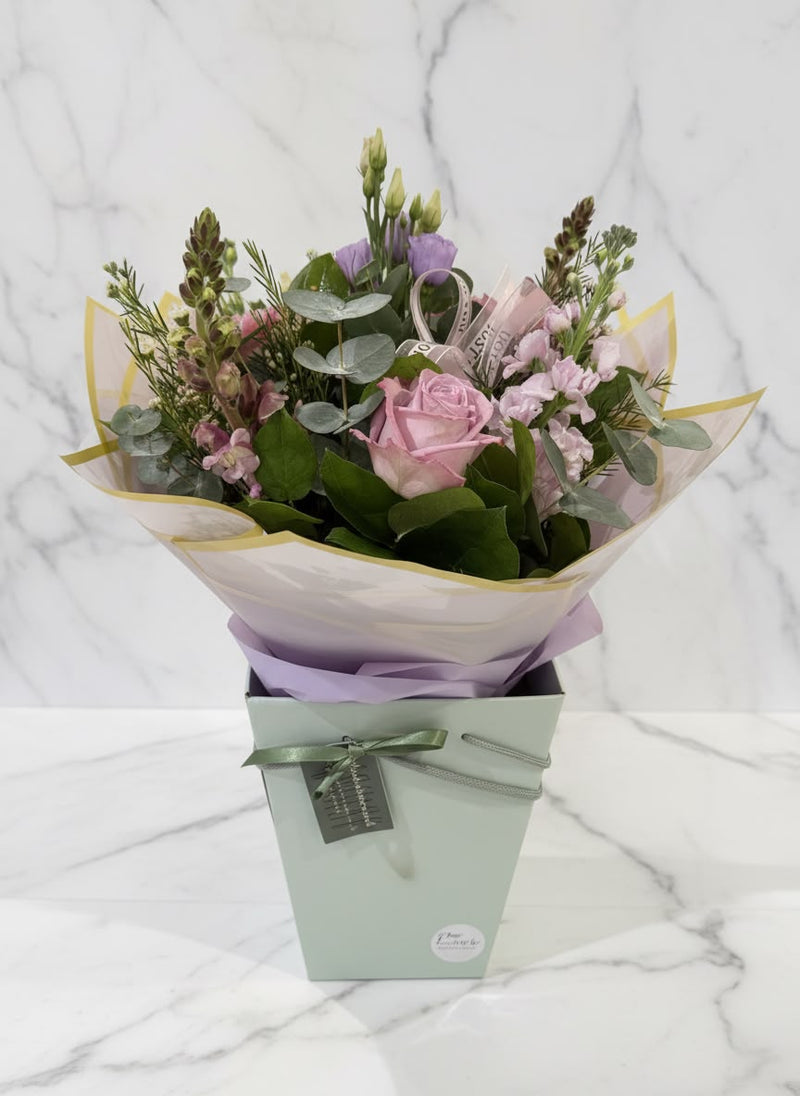 Pastel Palette Luxury Hand Tied Bouquet