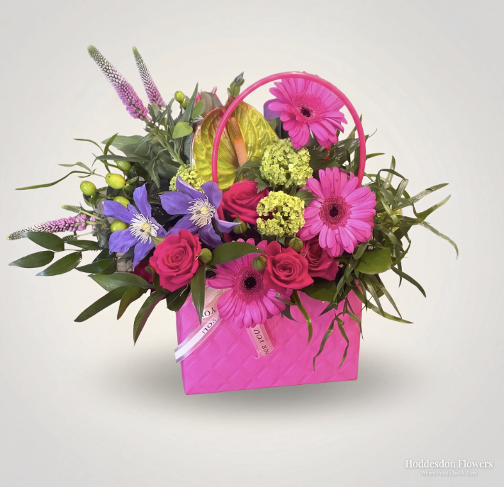 Love Handbags — Luxury Floral Handbag Arrangement